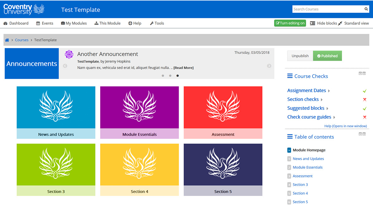 Adaptable plugin for Moodle
