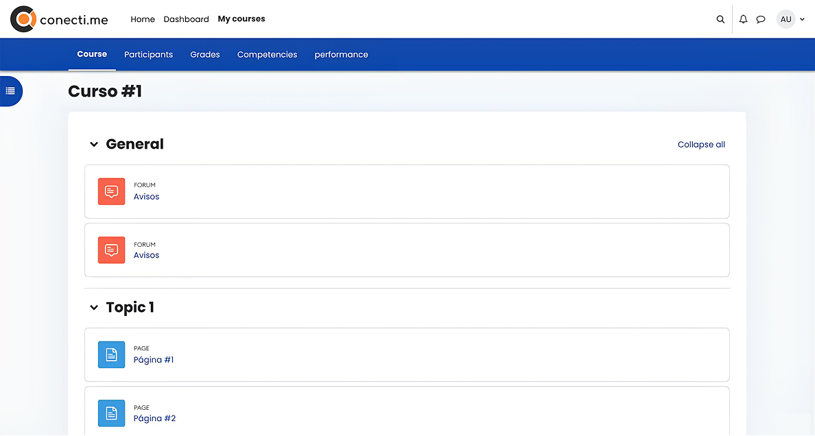 Moove plugin for Moodle